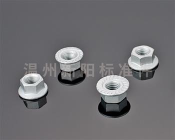 -非標螺母 -達克羅  碳鋼8.8級法蘭防松螺母 電鍍法蘭面螺母