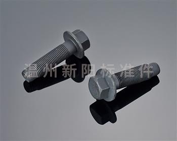 -非標(biāo)螺栓 -英制螺栓 -黑色達(dá)克羅   平腦發(fā)黑法蘭螺栓 10.9級平腦螺絲六角法蘭面螺栓